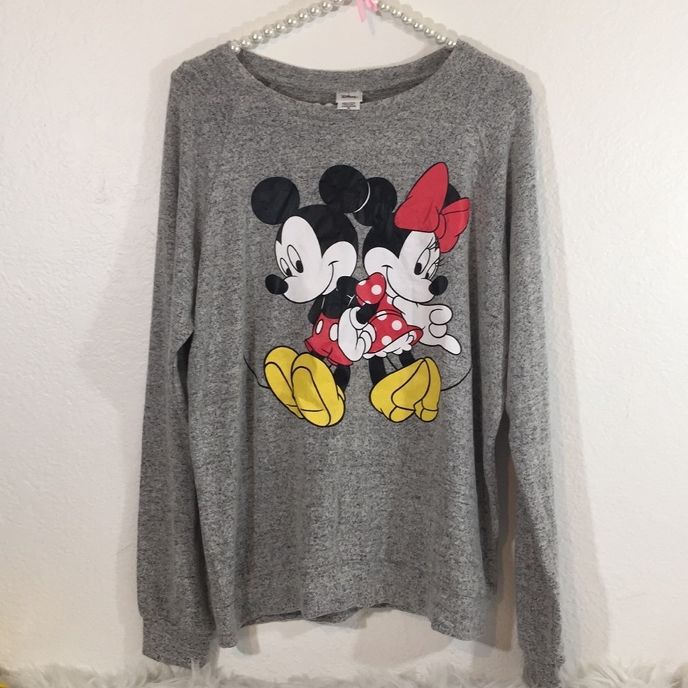 Disney Mickey Mouse & Minnie Mouse Long Sleeve - Picture 2 of 5